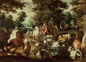 Orfeo encantando a los animales de Jacob Bouttats